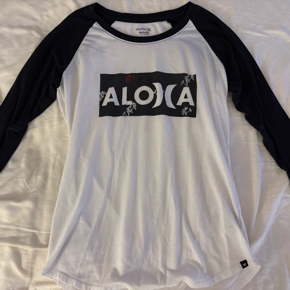 Hurley Black and White T-Shirt